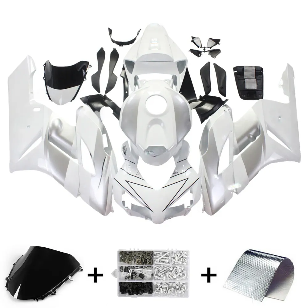 2004-2005 Honda CBr 1000 RR AMOTOPT FATINGINGS WHITE SLATER Repsol Racing Customs Fairing