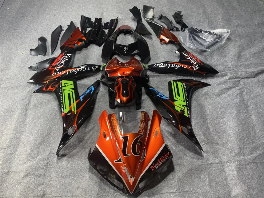 2004-2006 Yamaha YZF 1000 R1 Kit de carenagem de injeção Plástico ABS #30