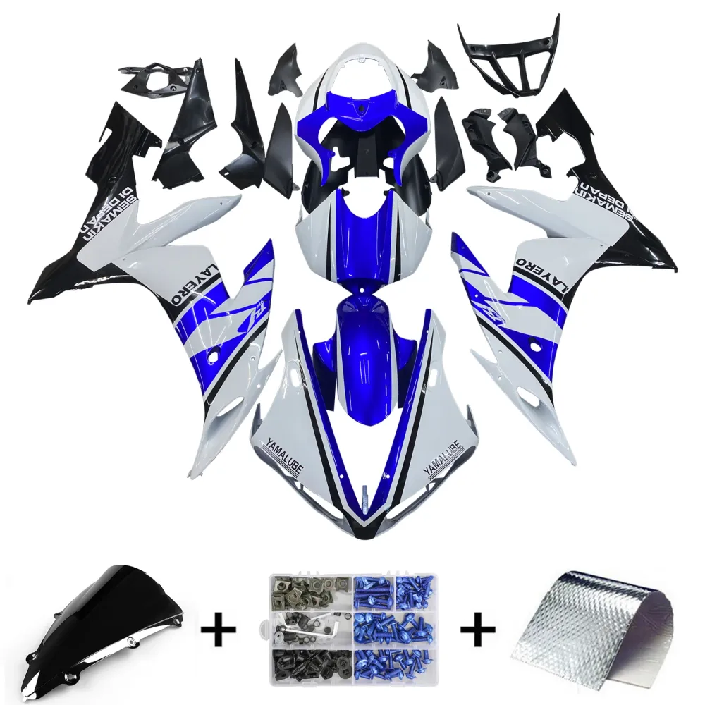 2004-2006 Yamaha YZF 1000 R1 Kit de carenagem Bodywork ABS PLÁSTICO