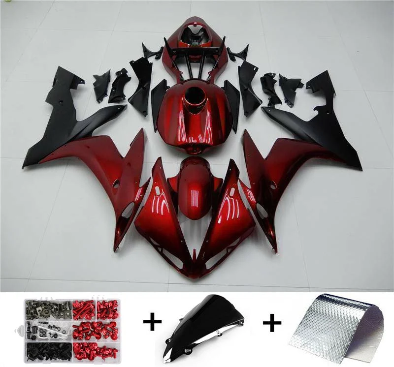 2004-2006 Yamaha Yzf R1 AMOTOPT Fairing Red Kit