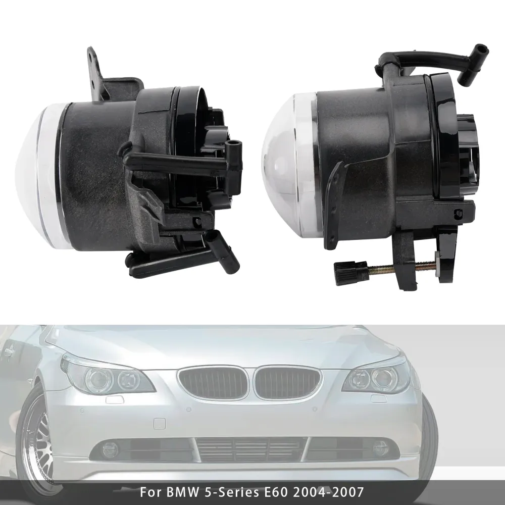 2004-2007 BMW E60 5 Series Par de parafuso de névoa dianteiro Lâmpada de lâmpada de lâmpada de luz