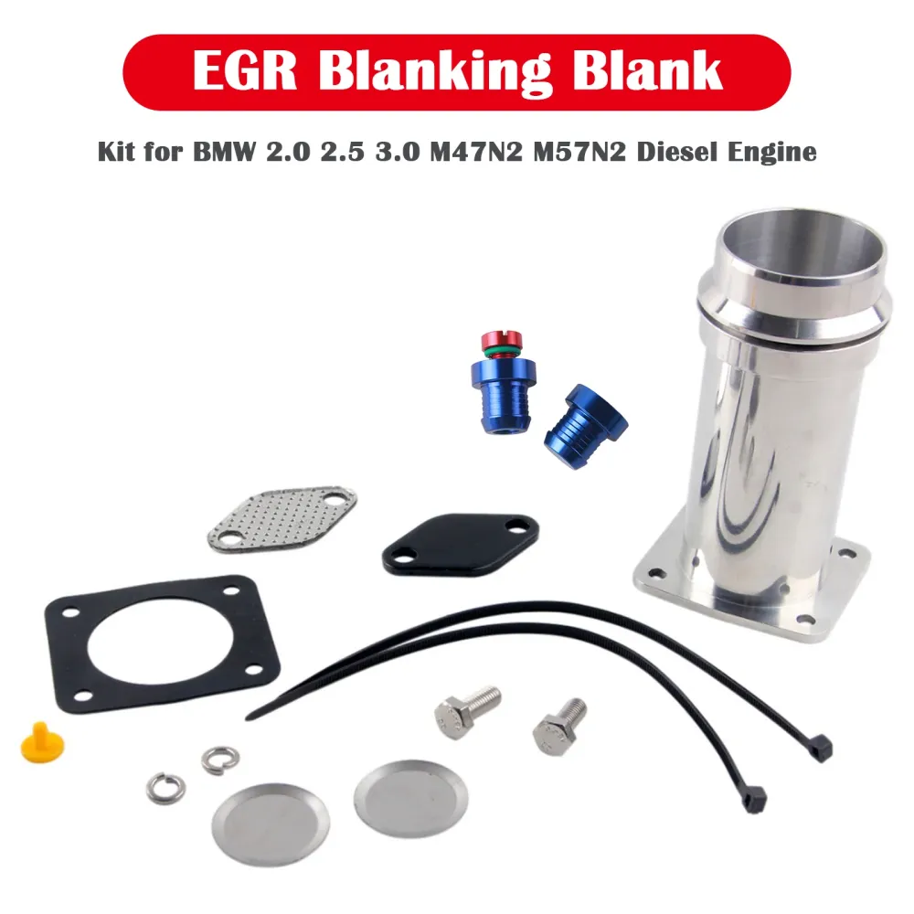 2004-2008 BMW 7 Série E65 730D EGR Blanking Blank Kit M47N2 M57N2 MOTOR DIESEL