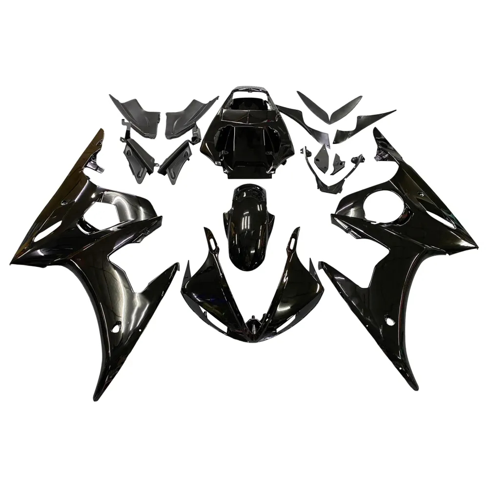 2005 Yamaha YZF 600 R6 Kit de carenagem de injeção de AMOTOPT ABS PLÁSTICO DE PLÁSTICOS #14