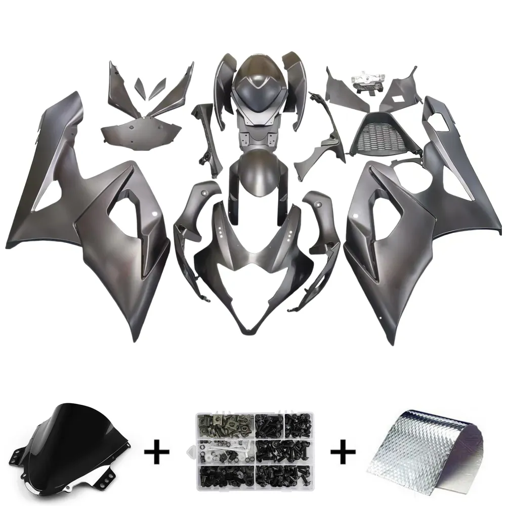 2005-2006 Suzuki GSXR 1000 Black Matte GSXR Racing Fairings genéricos