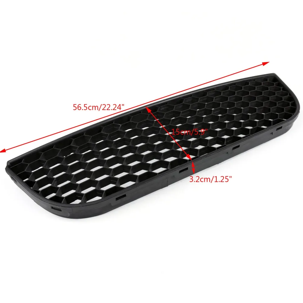 2005-2009 VW Polo 9N3 GTI Honeycomb Style Center Center Grade do pára-choques inferior genérico