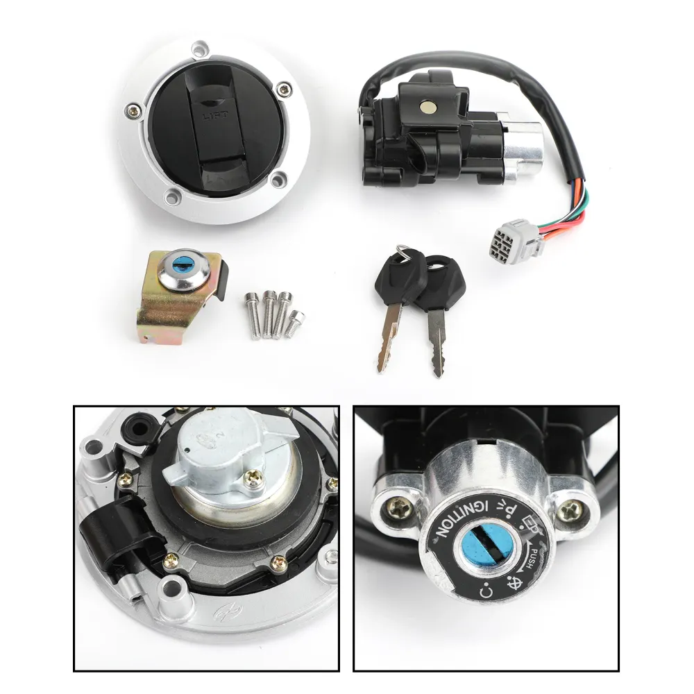 2005-2012 Suzuki GSF650 Bandit 650 Interruptor de ignição Tampa de gás de combustível Chave 37000-38890 37000-07810