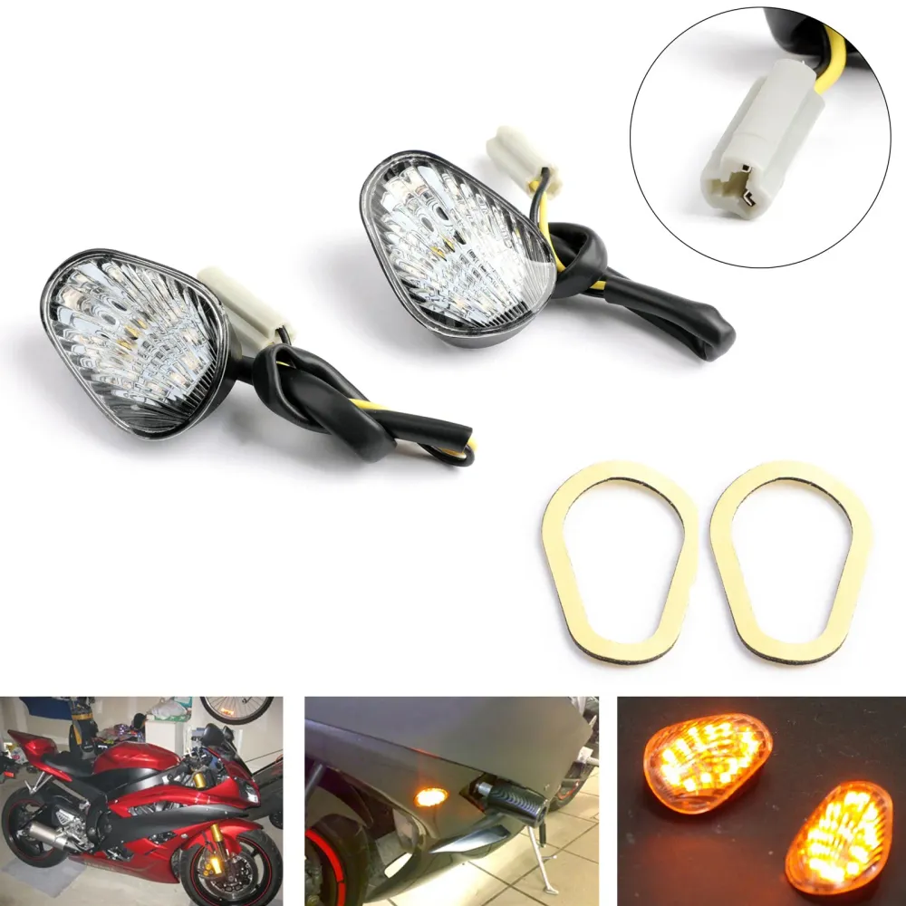 2006 2007 2008 Yamaha Yzf R6 Montagem de LED de LED sinais de curva do euro