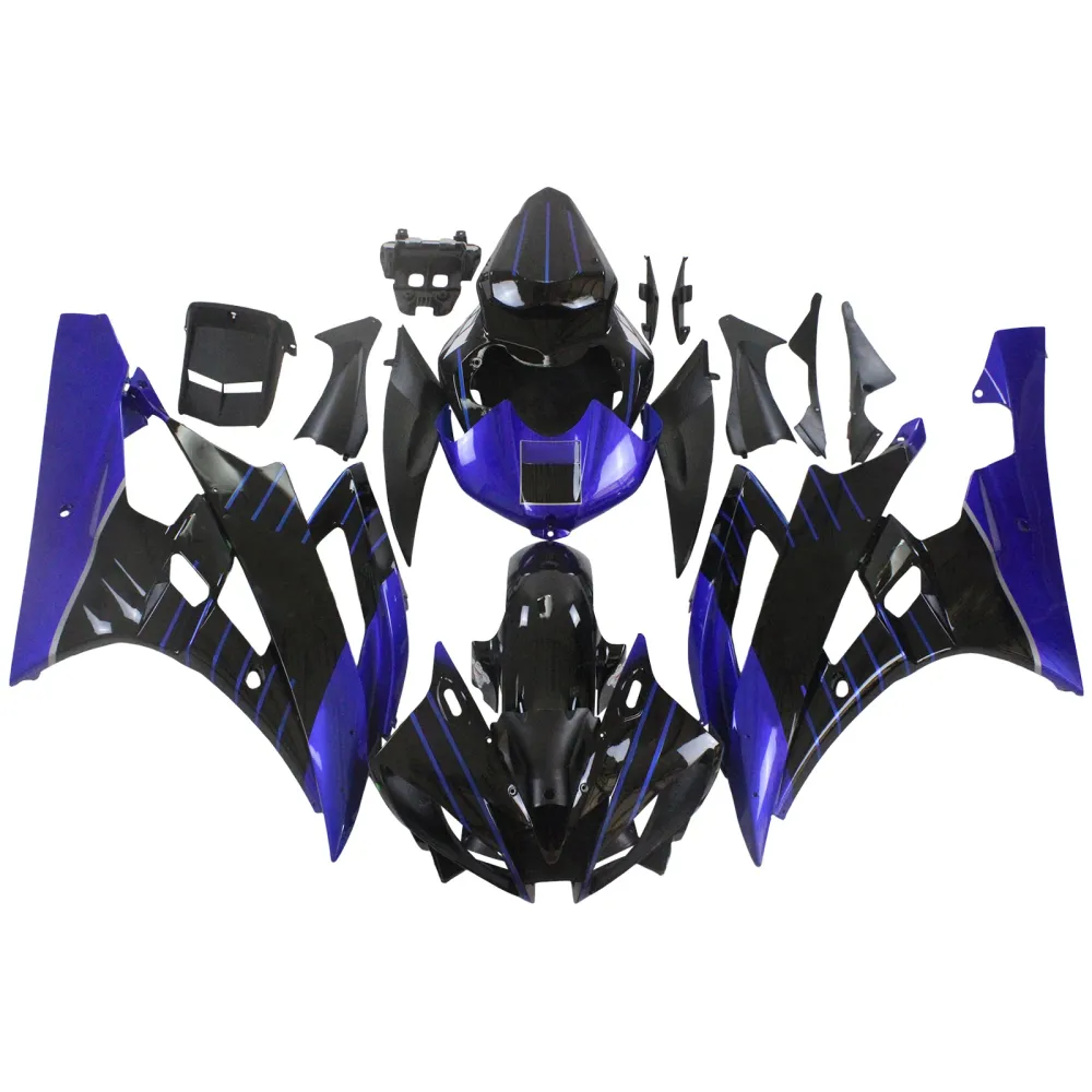2006-2007 Yamaha YZF 600 R6 Kit de carenagem de carroceria de plástico absorvente