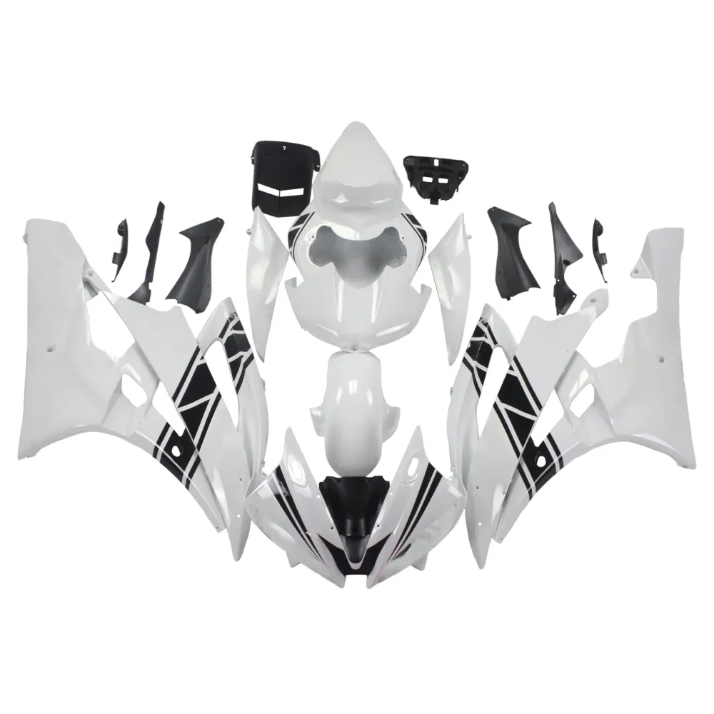 2006-2007 Yamaha YZF 600 R6 Kit de carenagem de injeção AMOTOTT KIT BOYWORK ABS #121