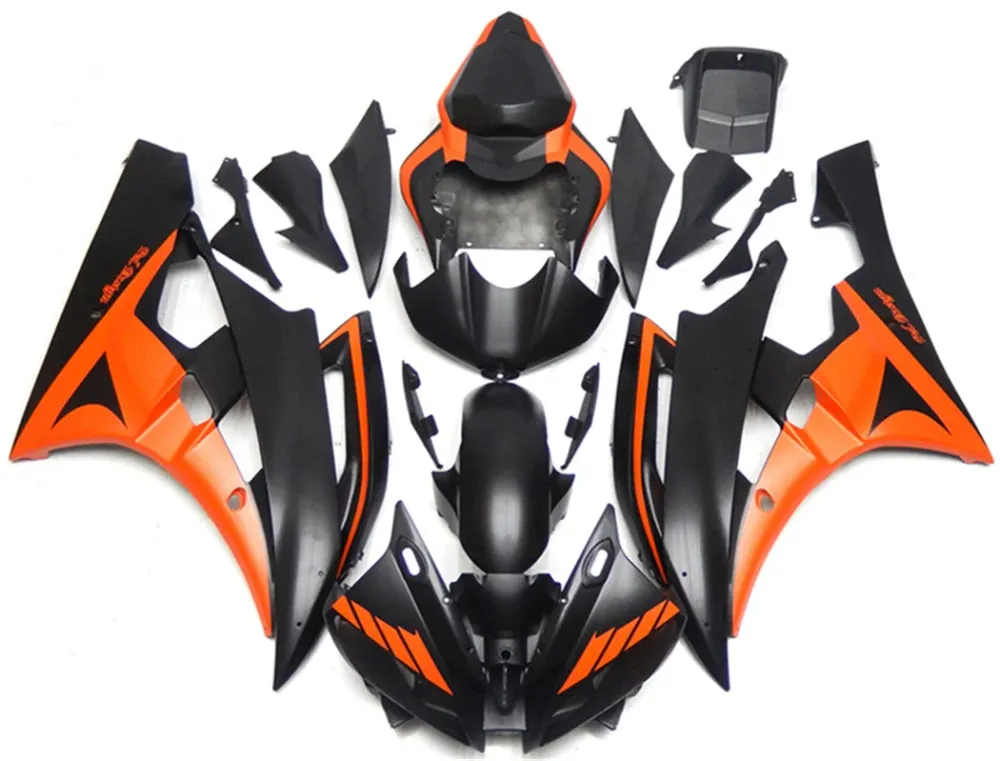 2006-2007 Yamaha YZF 600 R6 Kit de carenagem de injeção Plástico ABS #150