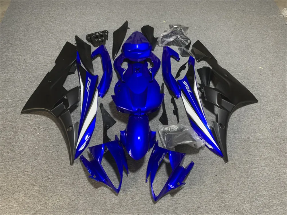 2006-2007 Yamaha YZF 600 R6 Kit de carenagem de injeção Plástico ABS #158