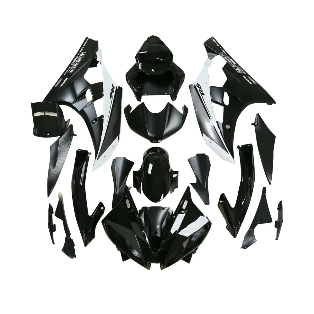 2006-2007 Yamaha YZF R6 YZF-R6 Kit de carroceria de fada de plástico de injeção #25