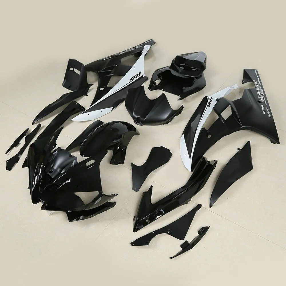 2006-2007 Yamaha YZF R6 YZF-R6 Kit de carroceria de fada de plástico de injeção #25