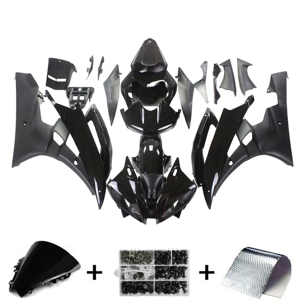 2006-2007 Yamaha YZF-R6 Contraste Black R6 Racing genérico