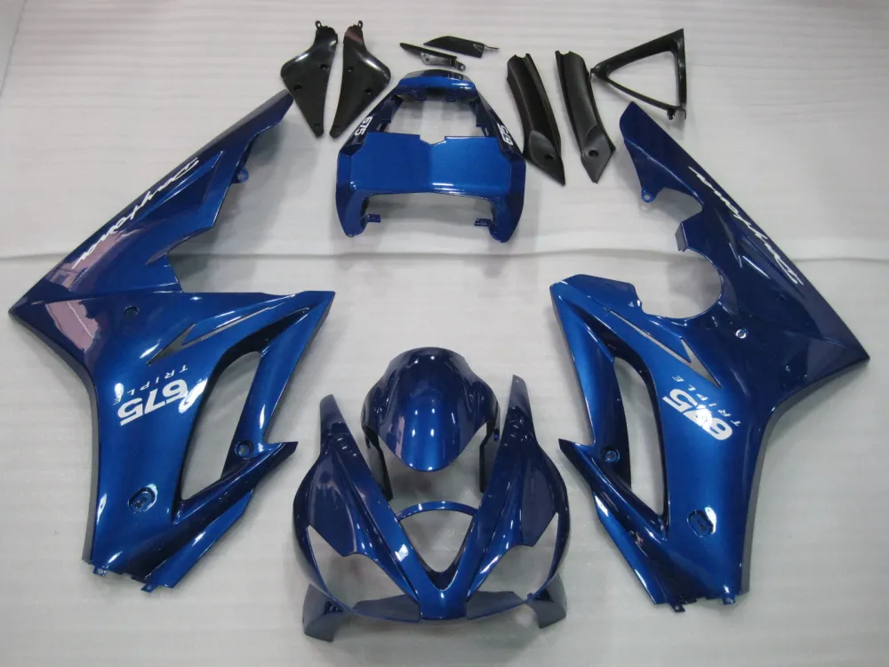 2006-2008 Triumph Daytona 675 Moldagem de injeção de carpintaria ABS azul 4# genérico