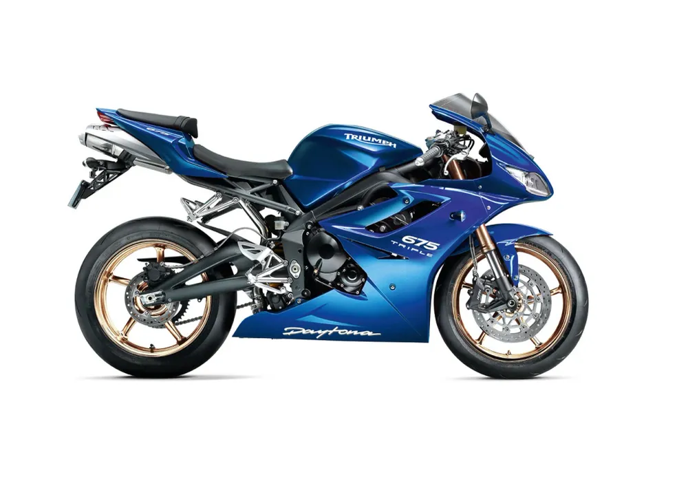 2006-2008 Triumph Daytona 675 Moldagem de injeção de carpintaria ABS azul 4# genérico