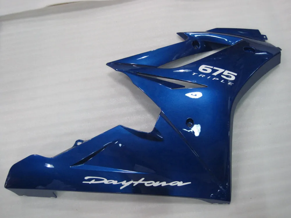 2006-2008 Triumph Daytona 675 Moldagem de injeção de carpintaria ABS azul 4# genérico