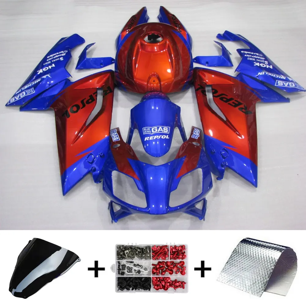 2006-2011 Aprilia RS125 Kit de carenagem de injeção de AMOTOPT ABS PLÁSTICO DE PLÁSTICOS #103