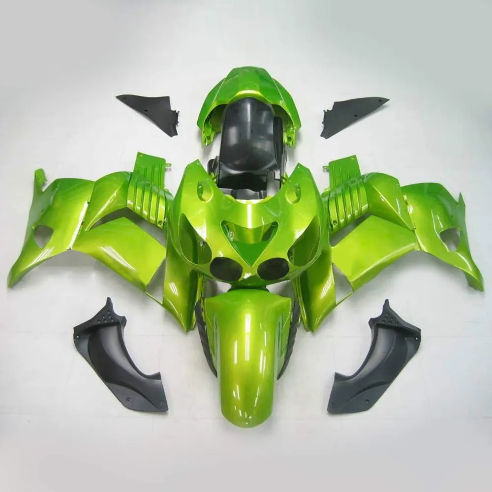 2006-2011 Kawasaki ZX14R Kit de fada de injeção ABS de plástico