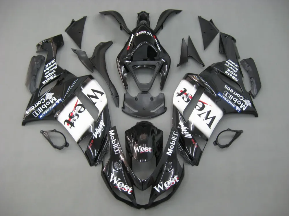 2007-2008 Kawasaki ZX6R 636 Kit de carenagem