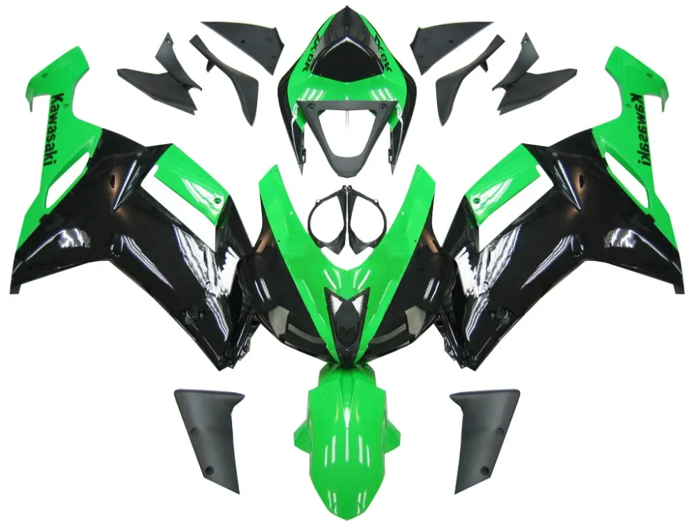 2007-2008 Kawasaki ZX6R 636 Kit de carenagem