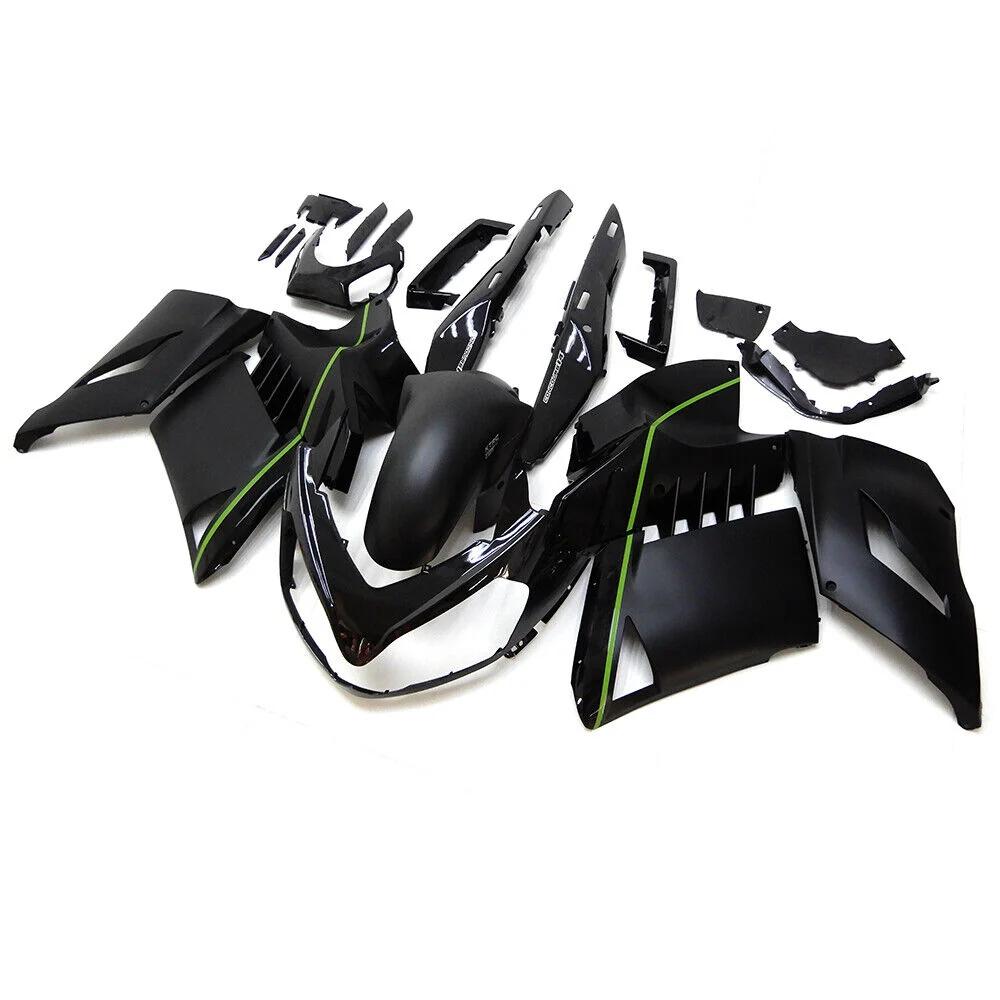 2007-2009 Kawasaki GTR1400 ZG1400 AMOTOPART Injeção Kit de carnuda de carona Plástico ABS #101