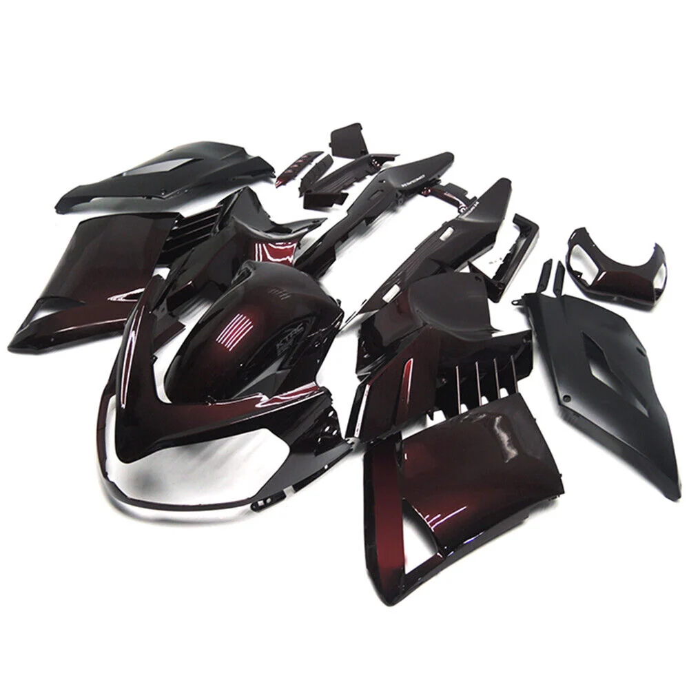 2007-2009 Kawasaki GTR1400 ZG1400 AMOTOPART Injeção Kit de carnuda de carona Plástico ABS #101