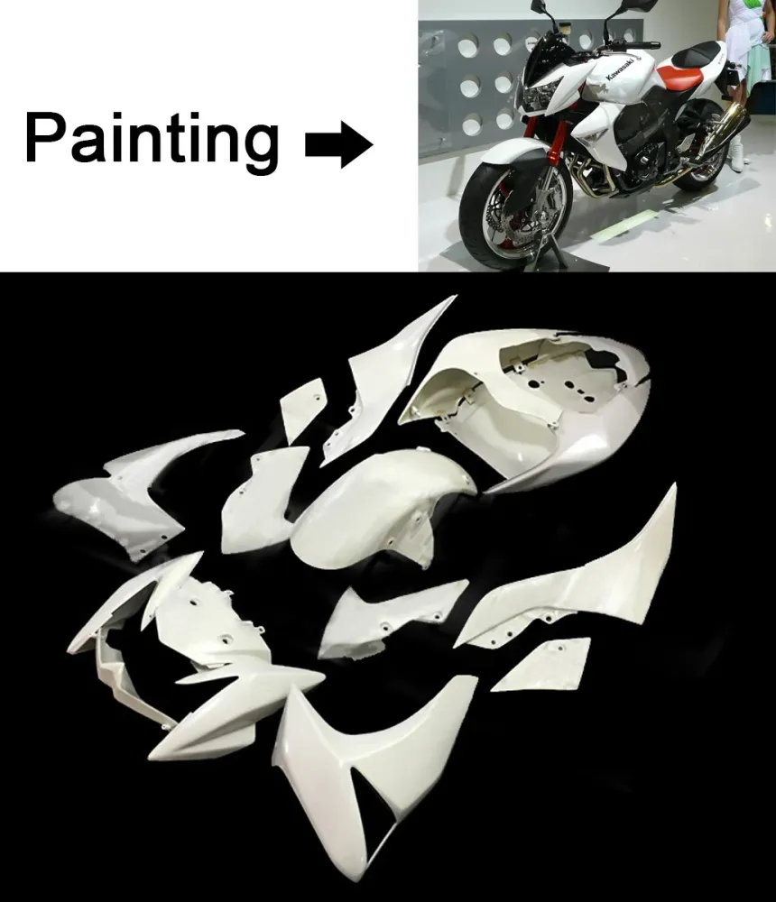 2007-2009 KAWASAKI Z1000 AMOTOPT INFECÇÃO KIT DE FAFORNAÇÃO PLÁSTICO ABS #105