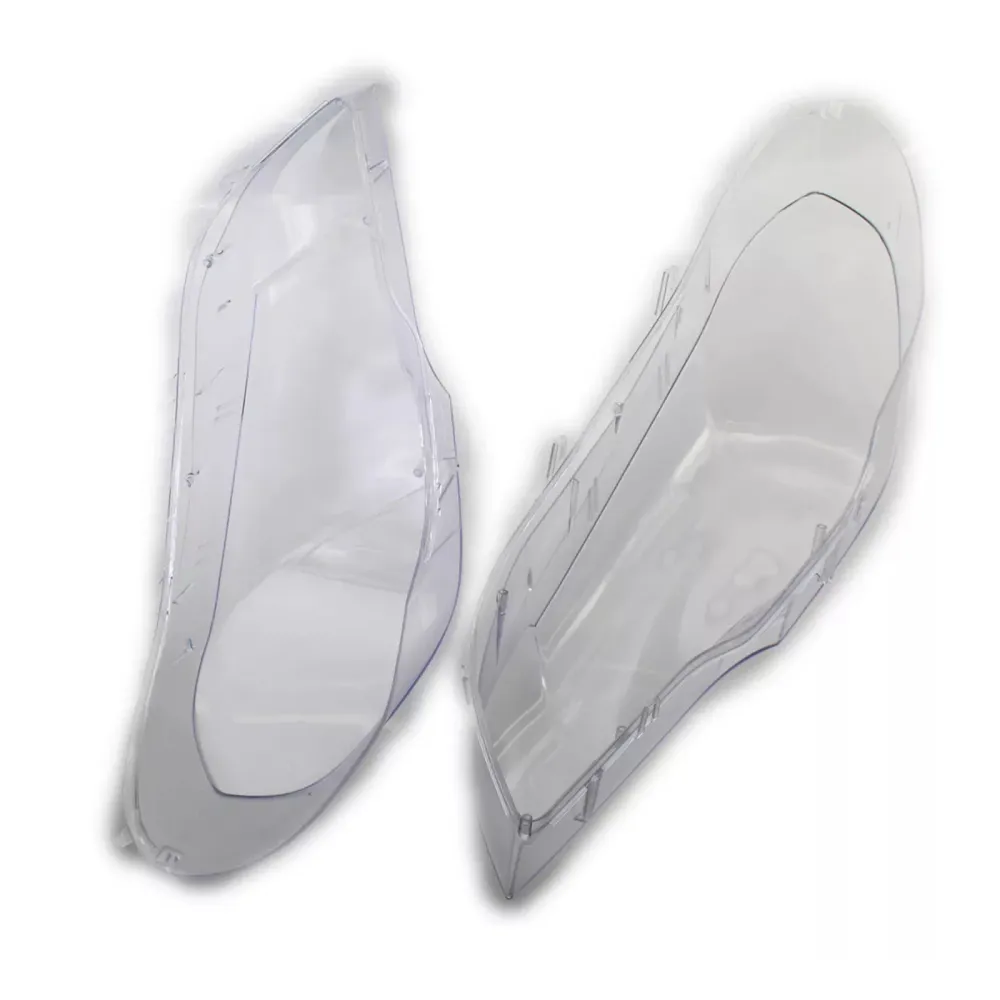 2007-2013 BMW X5 E70 2pcs Lente de farol transparente Tampa do farol esquerdo+direita