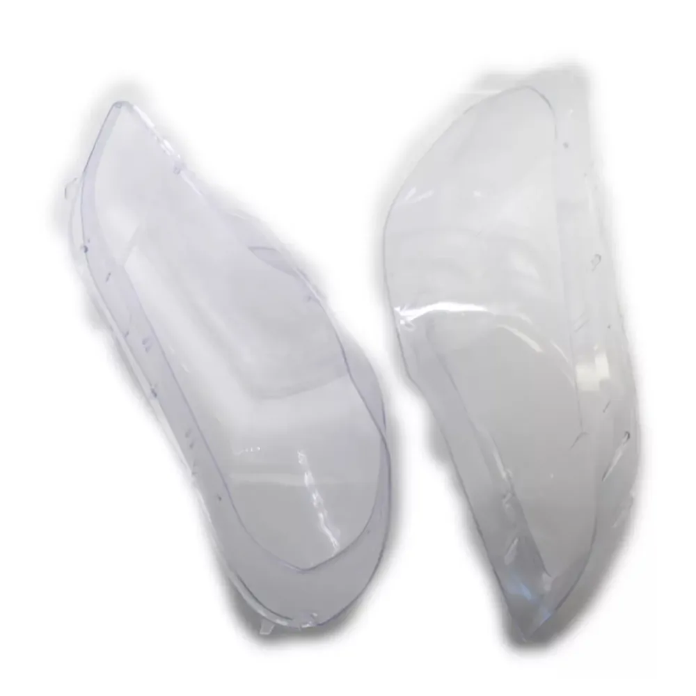 2007-2013 BMW X5 E70 2pcs Lente de farol transparente Tampa do farol esquerdo+direita