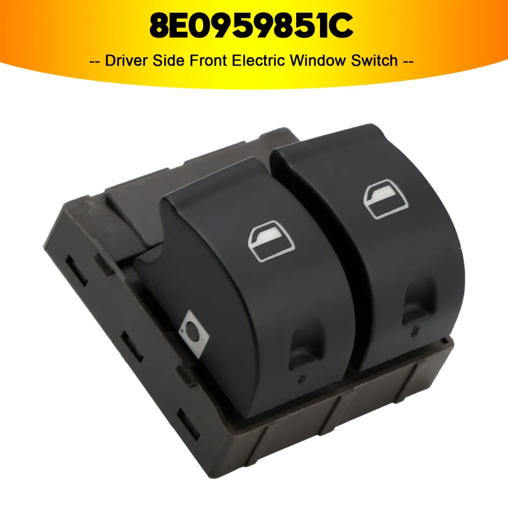 2007-2014 Audi TT/TTS Coupe/Roadster Driver lateral interruptor da janela elétrica 8E0959851C