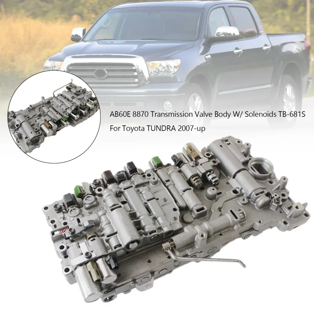 2007-2016 Landwind LX Toyota Sequoia 5.7L AB60E 8870 Válvula de transmissão Corpo com solenóides TB-681S
