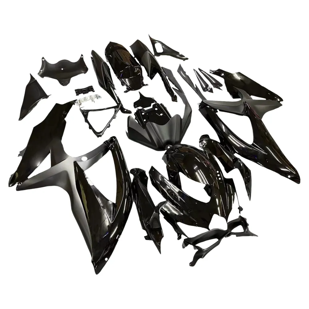 2008-2010 Suzuki GSXR 600 750 All Black Suzuki Racing Fairings genéricos