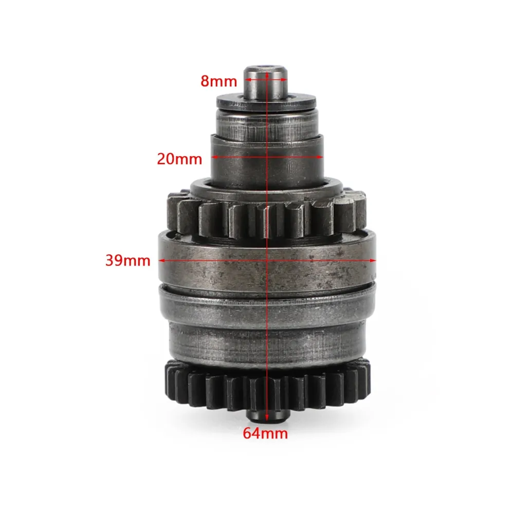 2008-2011 300 Exc-E Seis Days Starter Drive Bendix Gear 18T/27T 55140026000 55140026100 genérico