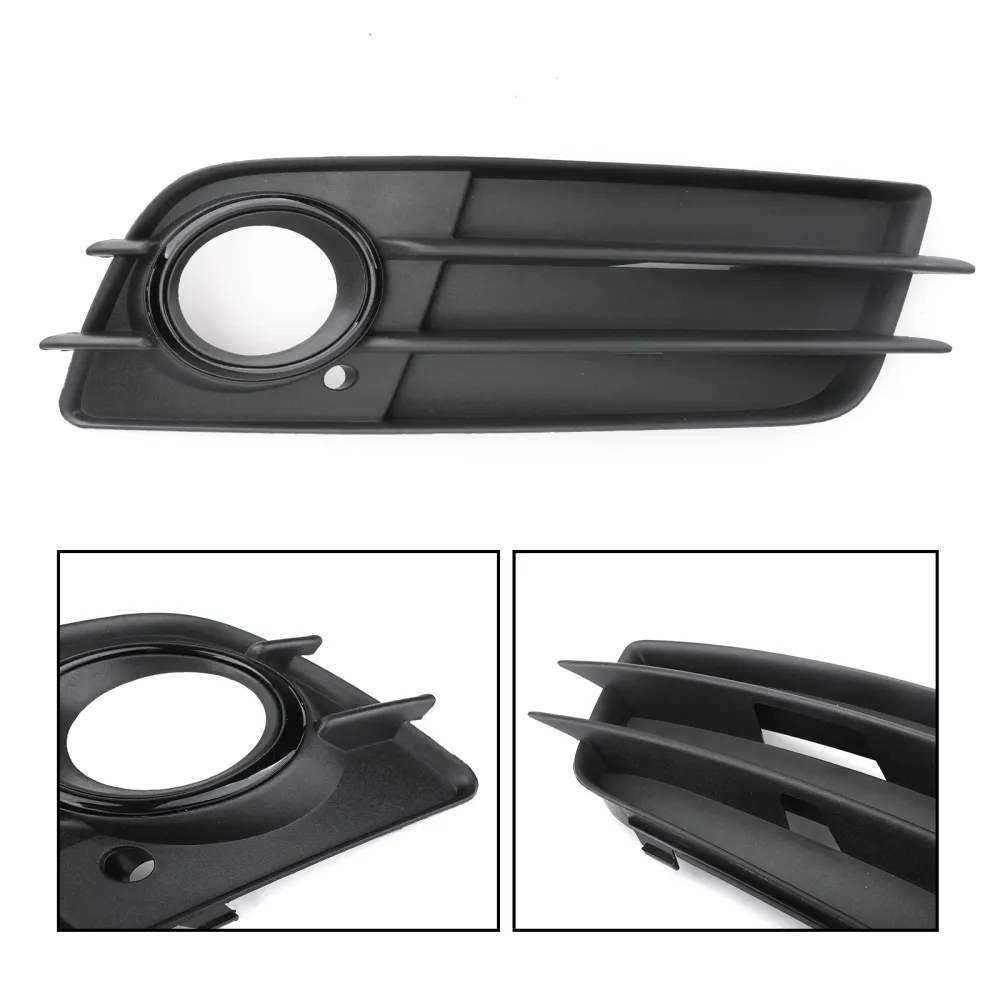 2008-2012 Audi A4 S-line S4 Bumper direito Black Fog Grille Light Tampa 8K0807682C genérico