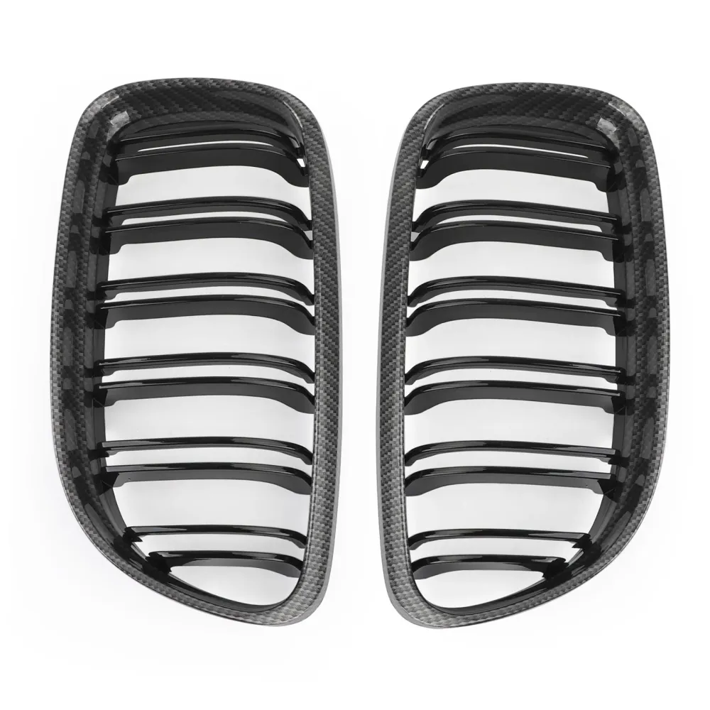 2008-2012 BMW E90/E91 LCI 3 Série Front Kidney Grilles Fiber de carbono 02HGL1106ABK genérico