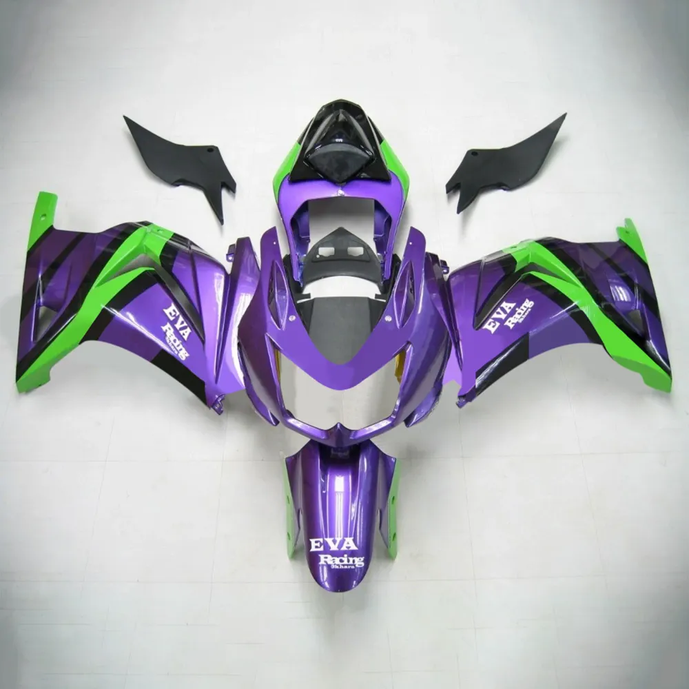 2008-2012 KAWASAKI EX250/NINJA250 KIT DE FAFORMAÇÃO DE INFEÇÃO ABS PLÁSTICA