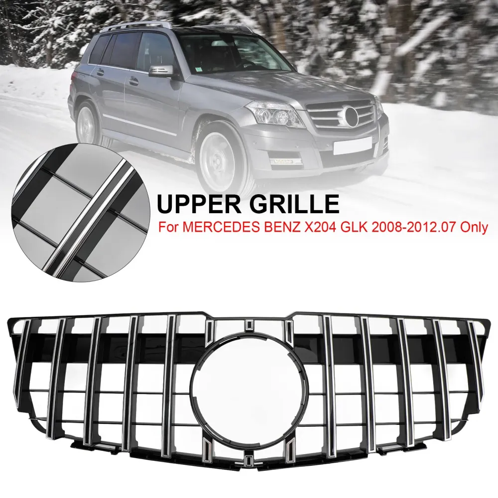2008-2012 Mercedes-Benz Glk X204 Front Bumper Grill Grill Gril Style GT