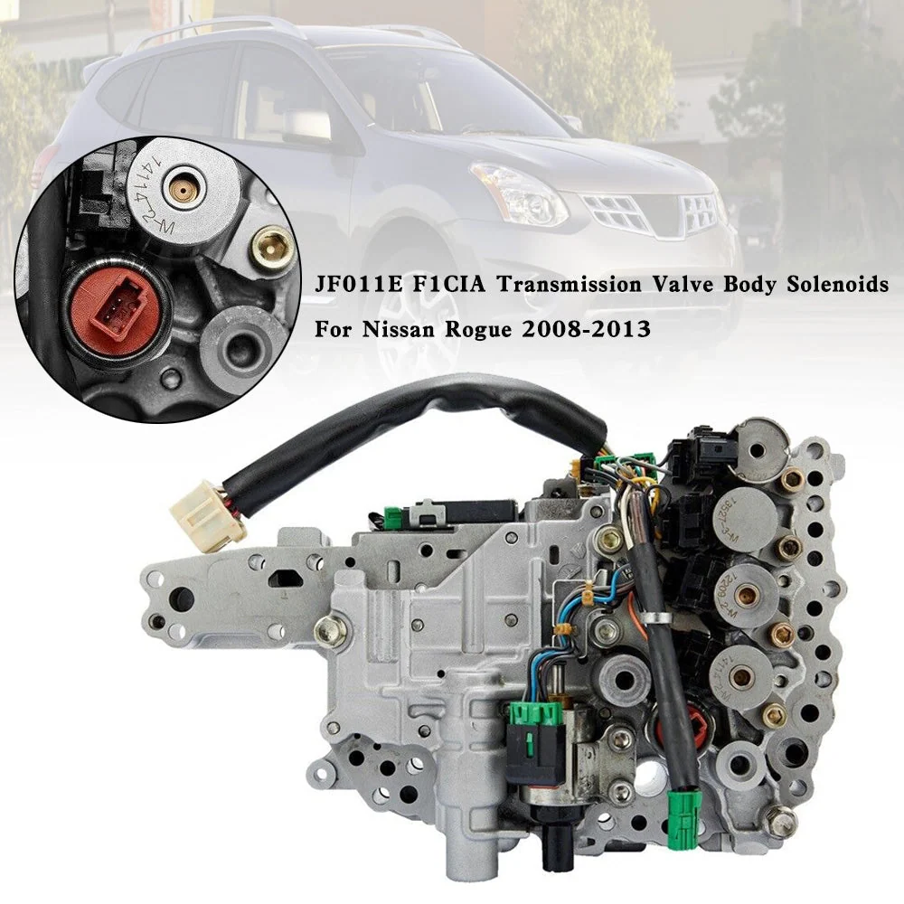 2008–2013 Lancer-L4 2.0L 2.4L-Solenóides do corpo da válvula de transmissão CVT FWD JF011E F1CIA 31705-1XF1A