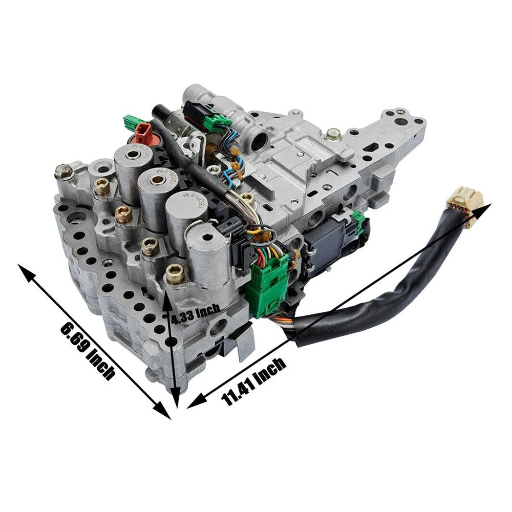 2008–2013 Lancer-L4 2.0L 2.4L-Solenóides do corpo da válvula de transmissão CVT FWD JF011E F1CIA 31705-1XF1A