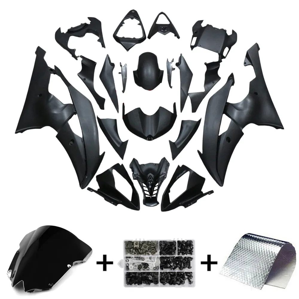 2008-2016 Yamaha YZF 600 R6 Kit de carenagem de carroceria de plástico absorvente