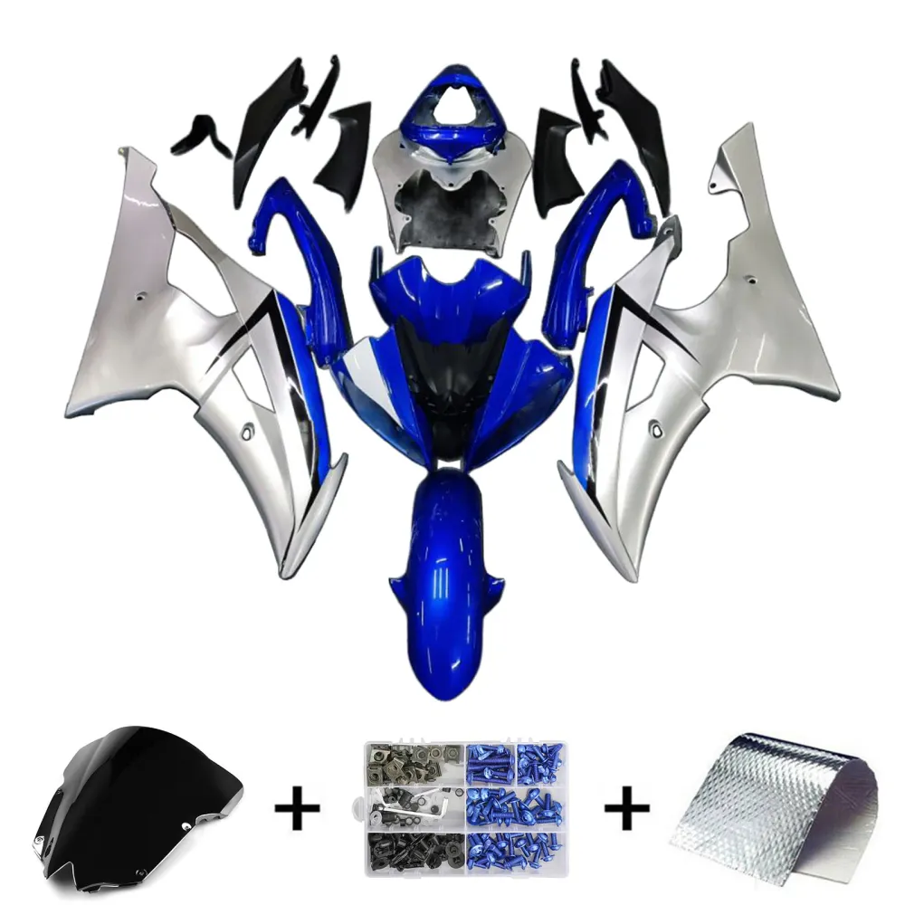 2008-2016 Yamaha YZF 600 R6 Kit de carenagem de injeção de AMOTOPT ABS PLÁSTICO DE PLÁSTICOS #139