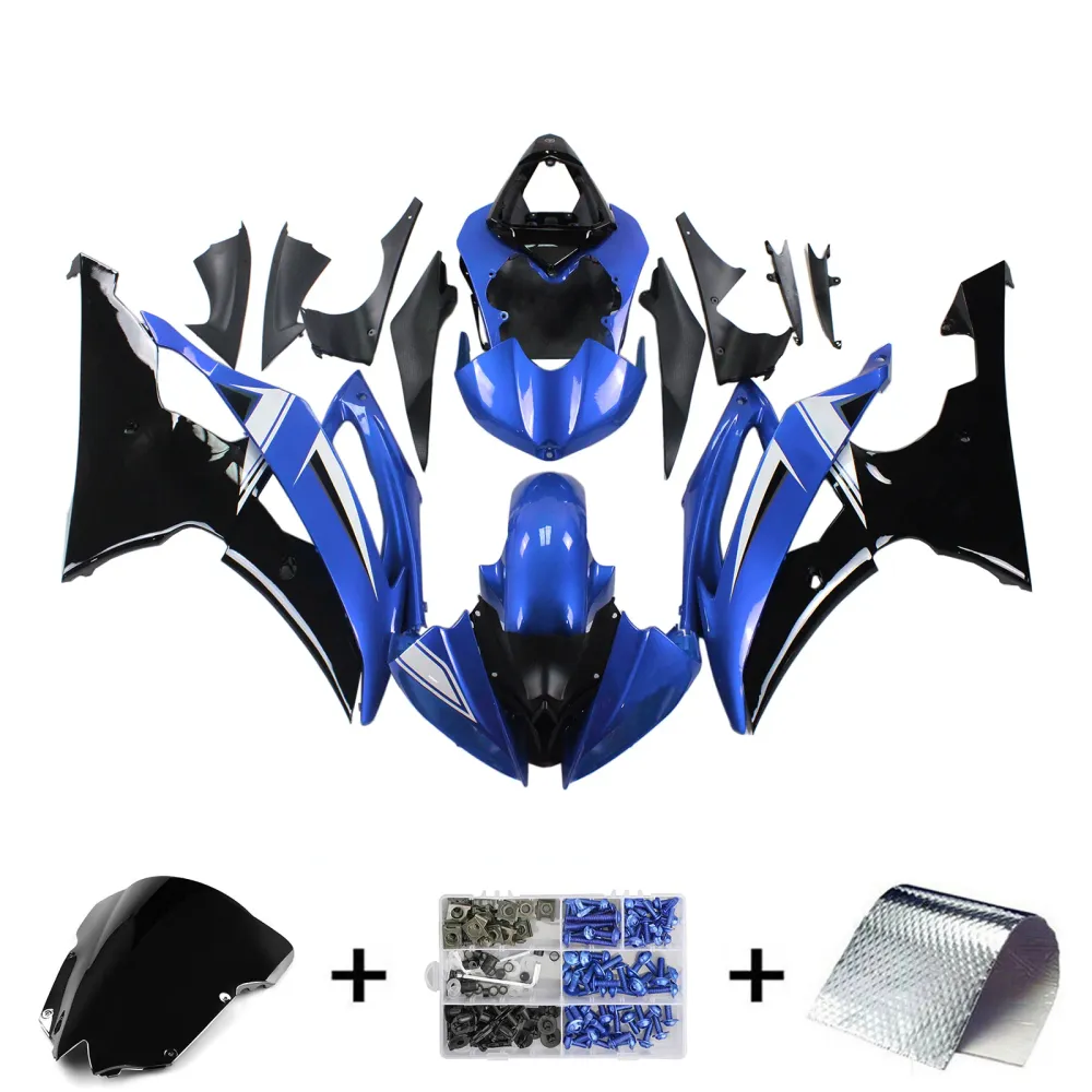 2008-2016 Yamaha YZF 600 R6 Kit de carenagem de injeção AMOTOPT KIT BOYWORK ABS #113