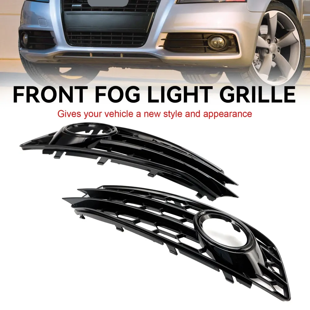 2009 2010 2012 2012 2012 Audi A3 8p S-line Honeycomb Front Fog Fog Grill