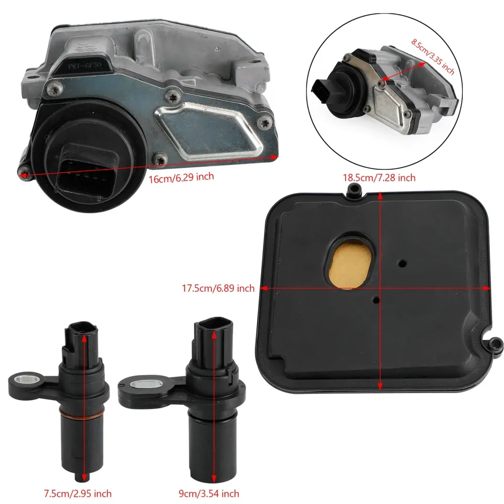 2009-2010 Dodge Challenger V6 3.5L Transmissão Solenóide Block Pack Kit 42RLE 52854001AA 04799061AB