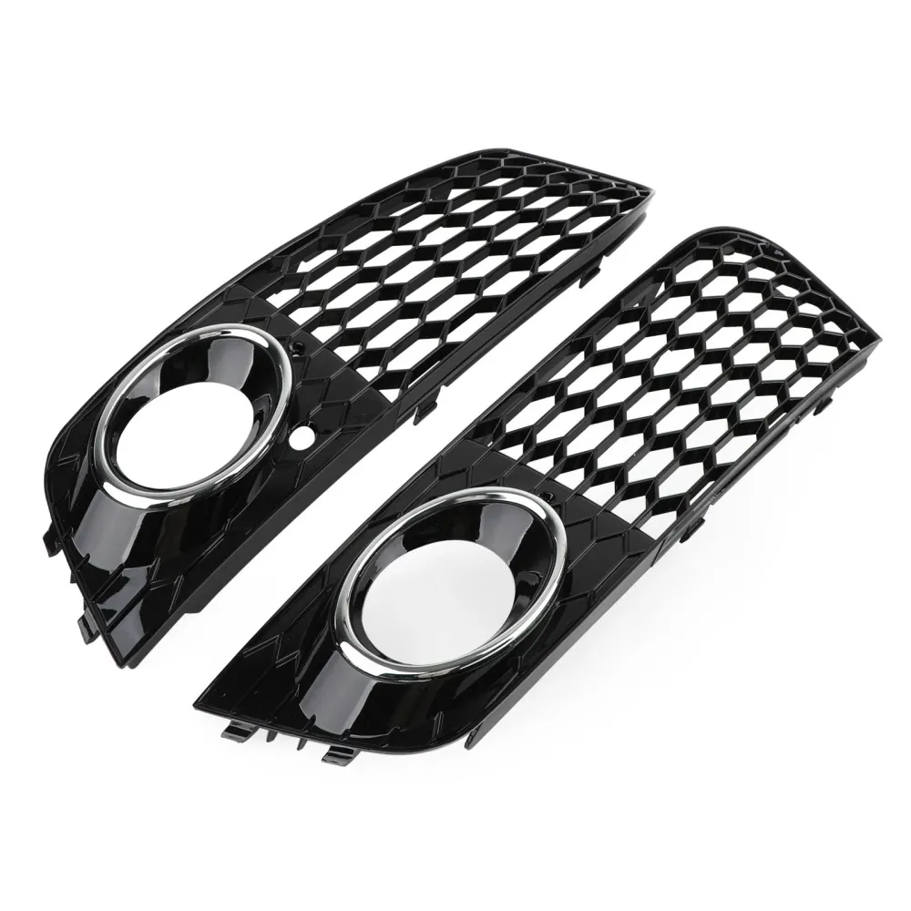 2009-2012 Audi A4 B8 Honeycomb Mesh Fog Light Light Sent Grill