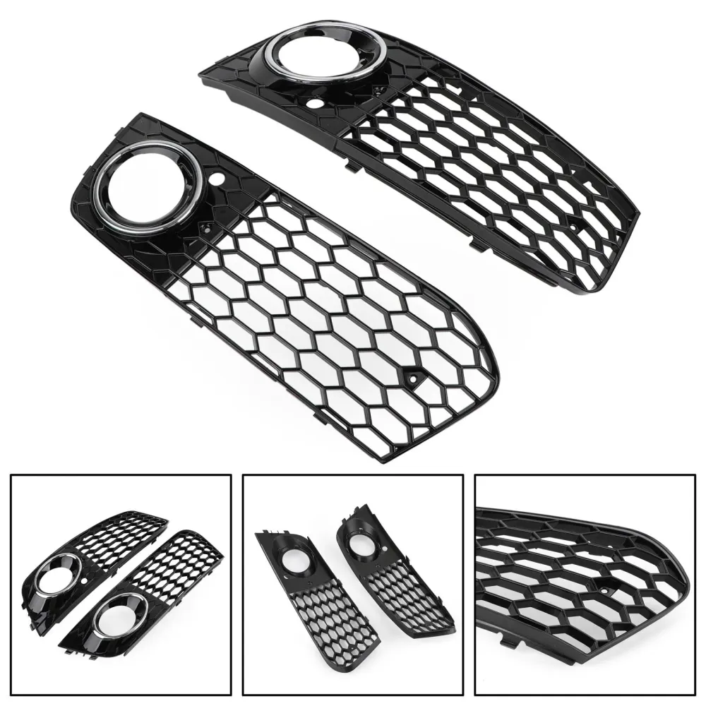 2009-2012 Audi A4 B8 Honeycomb Mesh Fog Light Light Sent Grill