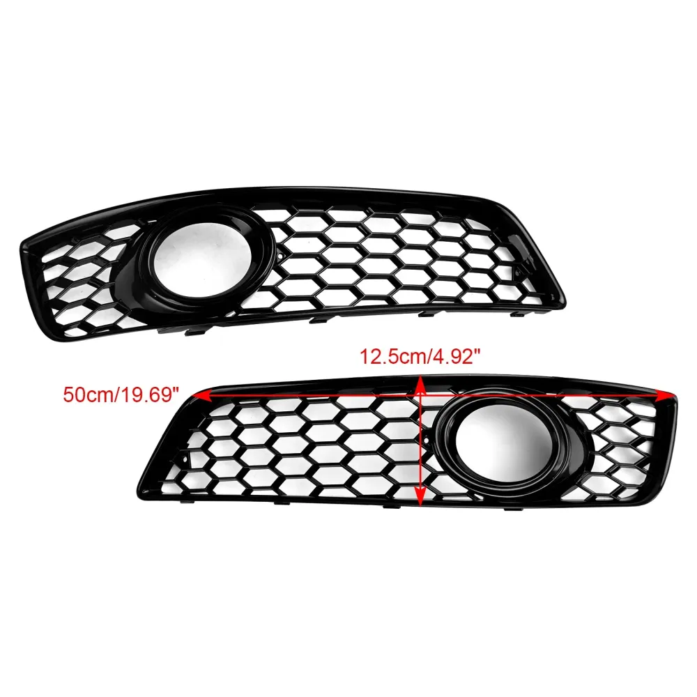 2009-2013 Audi A3 8p Honeycomb Bumper Front Fog Light Grill Grille Tampa