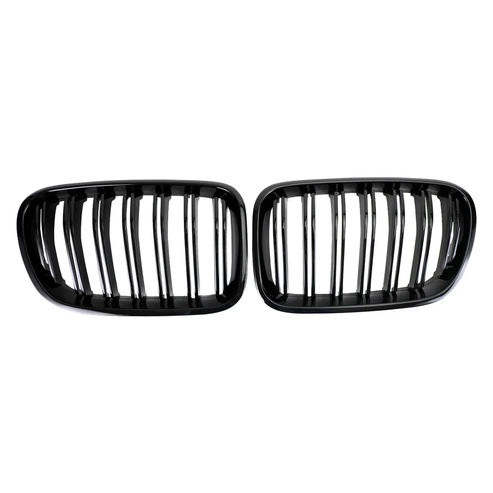 2011-2014 BMW X3 F25 Linha dupla brilho preto grade de rim dianteiro dianteiro grade