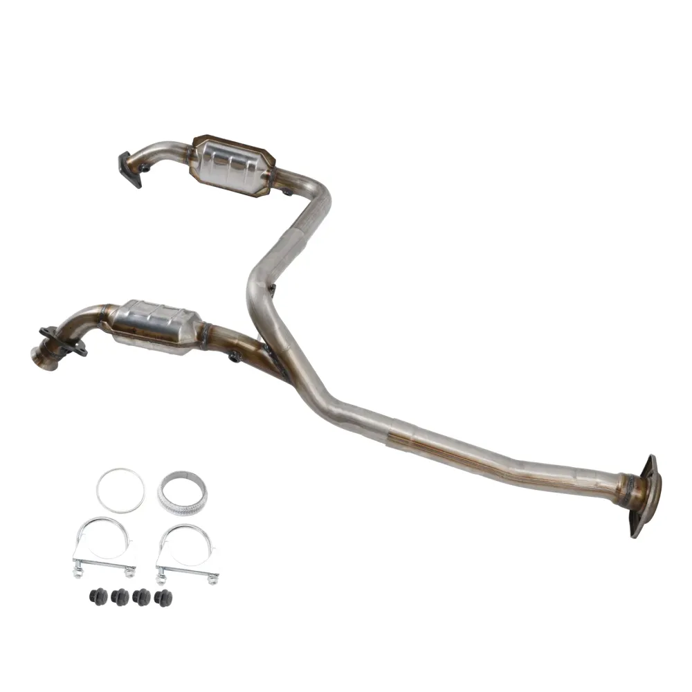 2011-2017 Chevy Silverado 2500 HD 6.0L V8 y Tubo com conversores catalíticos